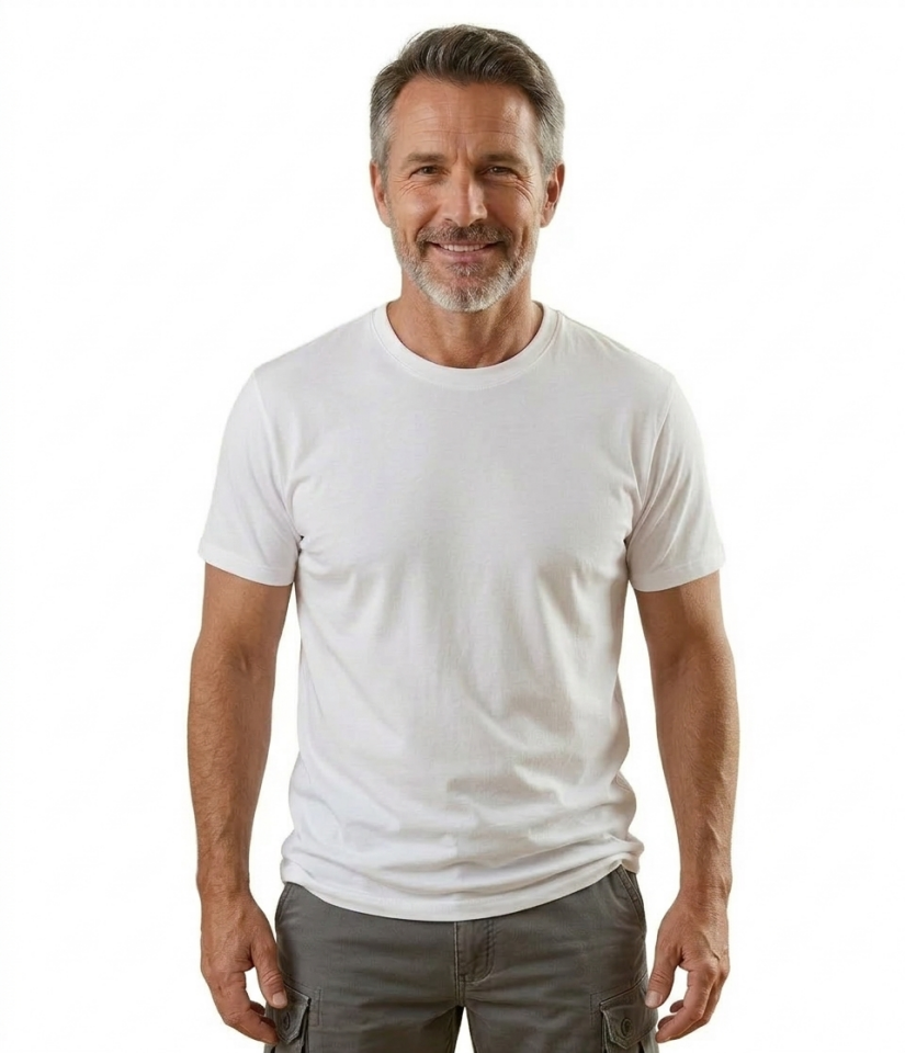 BASIC LİKRA TSHIRT BEYAZ