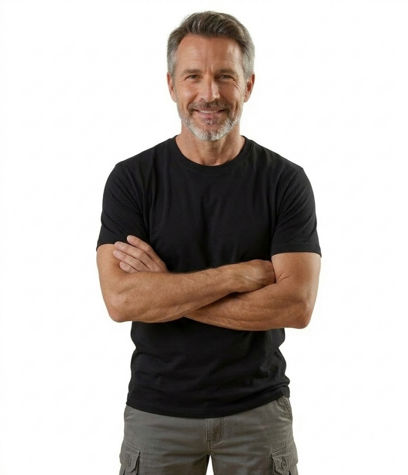 BASIC LİKRA TSHIRT SİYAH