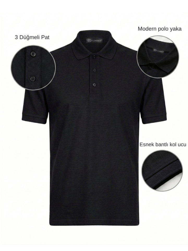 POLO TSHIRT SİYAH