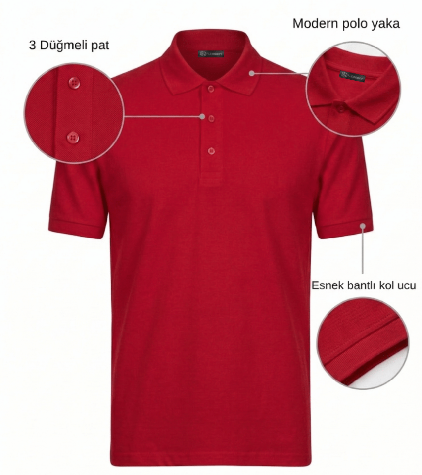 POLO TSHIRT KIRMIZI